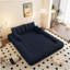 Boneless Human Dog Bed, Lazy Sofa Couch, 78.7" Multi-Functional Foldable Sofa Bed, 3-In-1 Teddy Fabric Foam-Filled Sleeper Sofa Bed For Living Room,Guest Bed,Playroom,Black-503769718