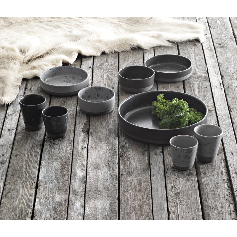 Borrero Soup Plate, Nordic Grey