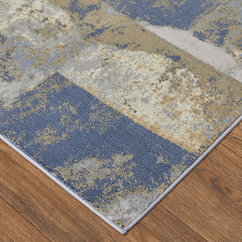 Tapis en polypropylène à motif abstrait Takara, Rectangle 5 pi x 7 pi 6 po