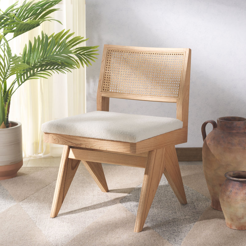 Chaise de salle à manger Ariaya Boucle, Naturel