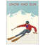 Ski Style Graphic 4 Print by Nathan Turner
