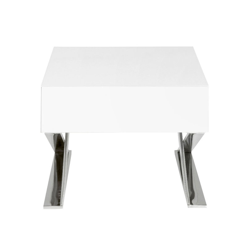 50cm W Manufactured Wood Bedside Table