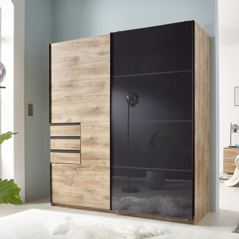 Wilcoxen 2 Door Manufactured Wood Wardrobe