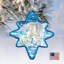 4'' Handmade Glass Holiday Shaped Ornament