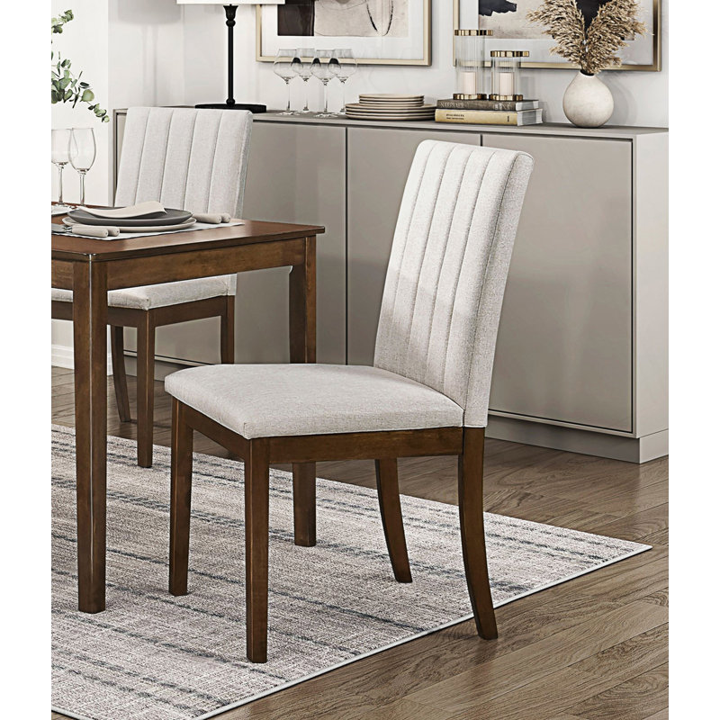 Ensemble de 2 chaises de salle à manger contemporaines