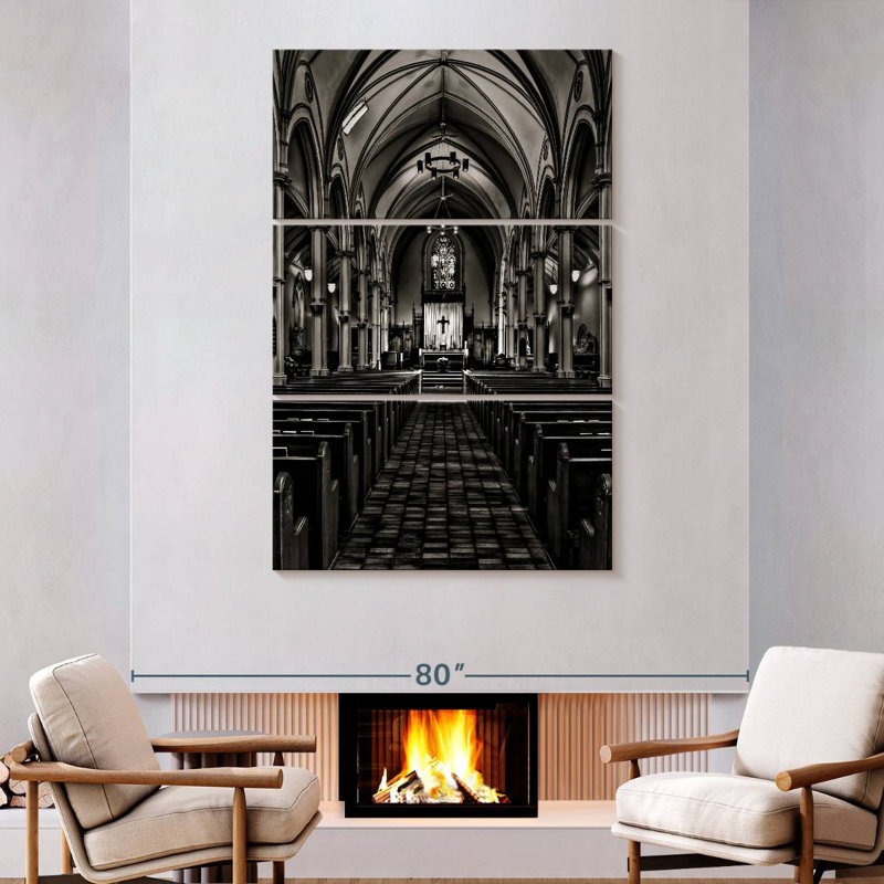Adella St. Basil's Catholic Parish No 2, 74" H x 48" W
