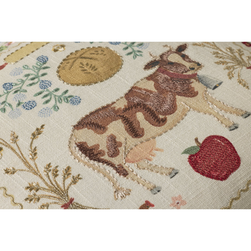 Rifle Paper Company x Loloi Country Home Decorative Pillow Cover, Pillow Cover Only - No Insert