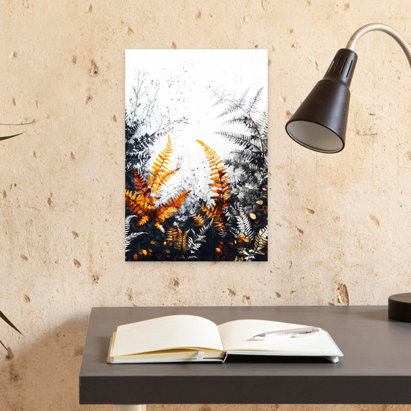 Fougères d'automne, H 18 po x l 12 po