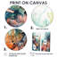 «Vibrant Coral Reef III», art mural moderne 2 pièces-114715462-114715459-114715460