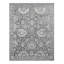 Tapis oriental gris anthracite 7 po 10 po x 10 po 2 po avec de la laine texturée noué à la main Oushak Influence 137607A2AF764F16985837D52D815D40