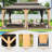 20 Ft. W x 12 Ft. D Solid Wood Patio Gazebo