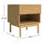 Mid-Century Modern Solid Wood Stills Nightstand