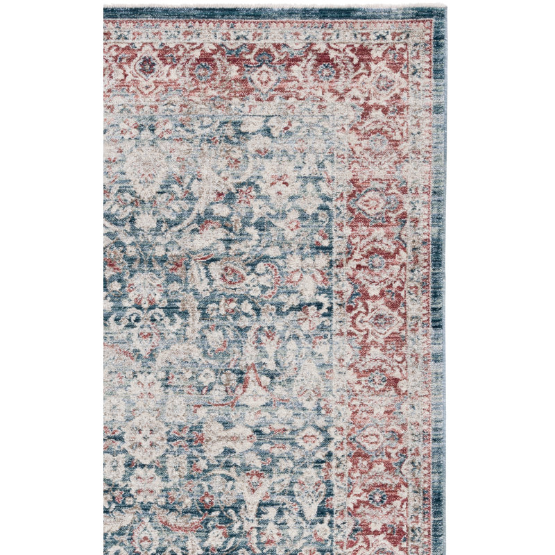 Tapis oriental à patine antique Moushumi, Rectangle 8 pi x 9 pi 6 po