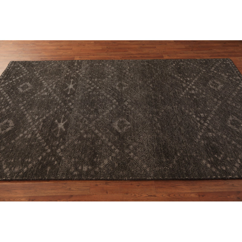 Tapis oriental marocain à motif géométrique complet 5 x 8
