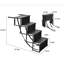 Rampe pliable pour animaux en acier