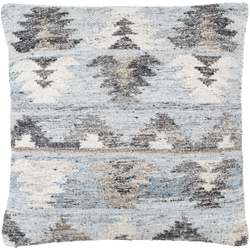 Housse et insert de coussin décoratif carré en polyester Alyssa, Mélange de duvet, H 20 po x l 20 po
