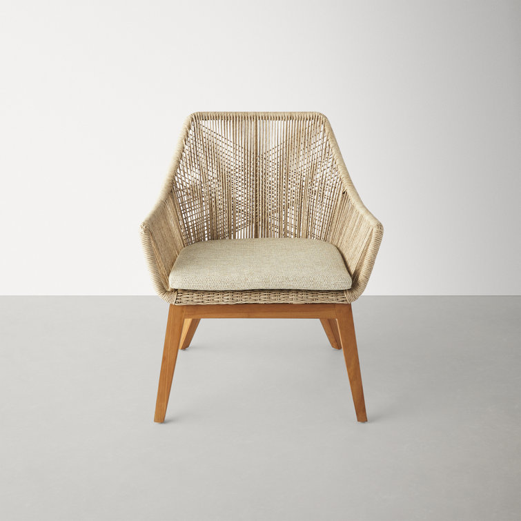 Dalton Teak Patio Chair with Cushion