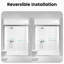 Double Bypass Door, 56"-60" W, Tempered Glass, , Impeccable Finish Semi- Shower H, Deformation-125242119
