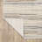 Orion Contemporary Layered Stripes Grey/Rust Area Rug-1179184453