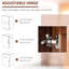 Garde-manger de 63 po, armoire à 2 portes avec 5 tablettes et 2 tablettes réglables, brun pour un garde-manger élégant, niveaux. Gardez bien rangé. Salle à manger