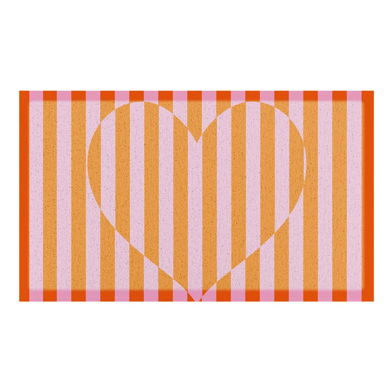 Non-Slip Striped Doormat, 16" x 28"