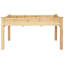 Fereol 4 ft x 2 ft Fir Wood Raised Garden Bed