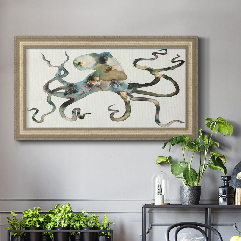 Octo - Cadre photo unique, impression sur toile, H 25 po x l 45 po x P 1 po