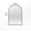 Miroir arqué 24 po x 36 po pour salle de bain