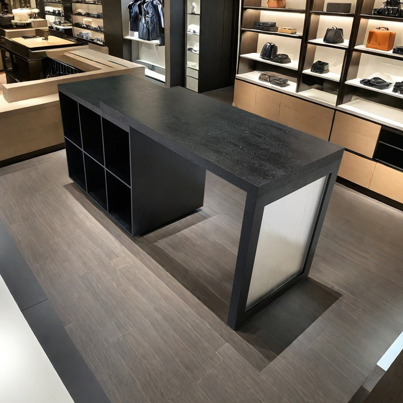 Vitrine luxueuse haut de gamme, H 31,49 po x l 55,11 po x P 23,62 po