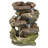 Cascading Caves Rustic Tabletop Fountain with LEDs