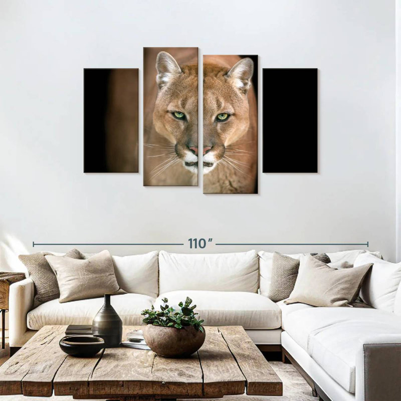 Puma féroce Brampt, H 48 po x l 75 po