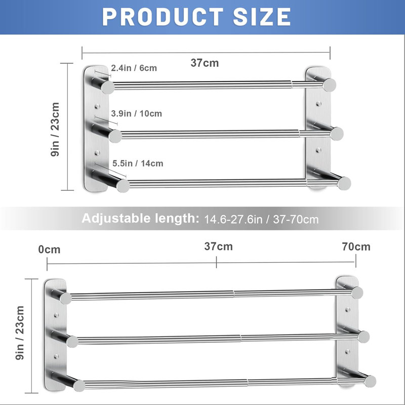 Wall Towel Rack