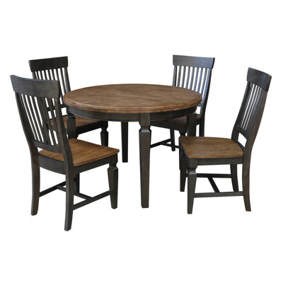 Parton 4 - Person Solid Wood Dining Set