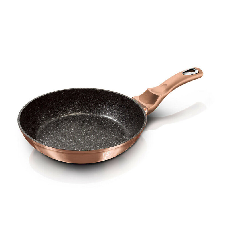 Berlinger Haus 10 Piece Aluminum Non Stick Cookware Set, Rose Gold
