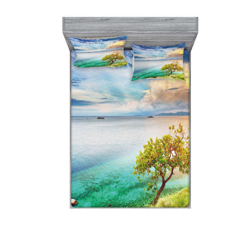 Microfiber Sheet Set, Full/Double Sheet Set with Fitted Sheet
