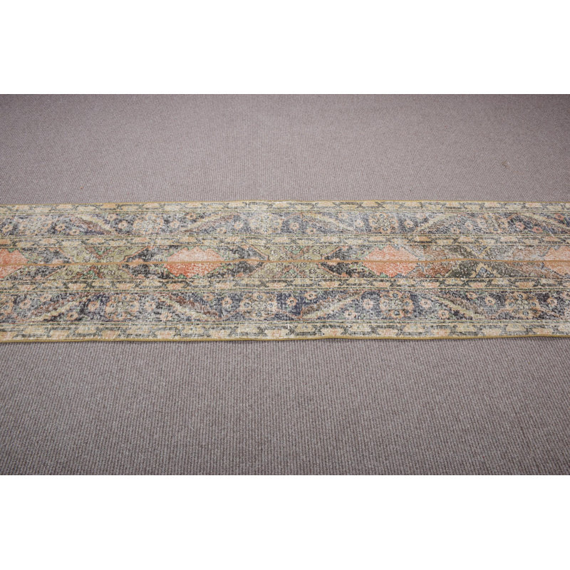 Tapis turc bleu Oushak