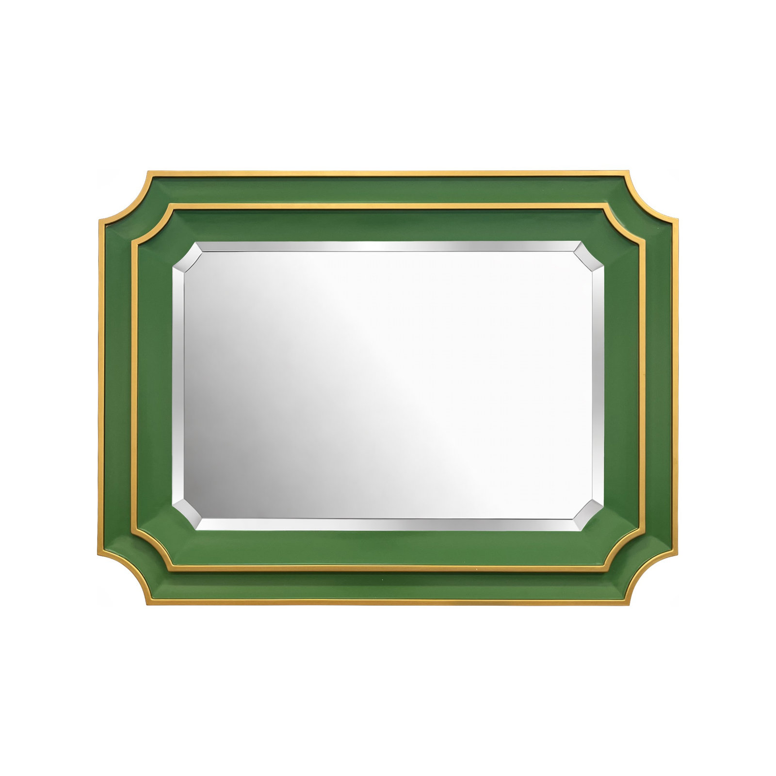 Pizano Accent Mirror, Green