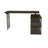 Adalae 57,08" L-Shaped Desk with Storage Cabinet 1 Drawer 