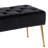 Aghvarth Versatile Tufted Velvet Bench with Gold Metal Legs-1497681449