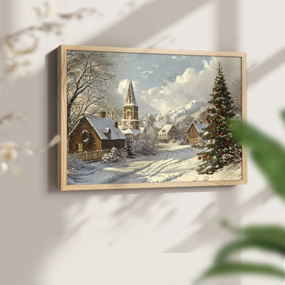 Chirstmas Art-CCCIII -Framed Print - Restickable