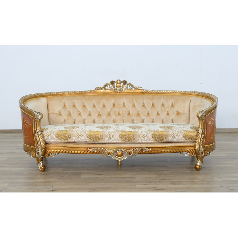 Sofa, 44.5" H x 79" W x 37.5" D, Brown