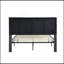 Structure de lit plateforme tapissier, support en lattes de bois, facile à assembler, gris-1336162814