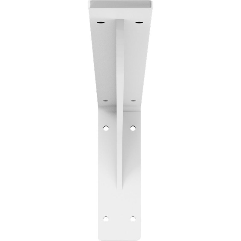 2"W x 20"D x 6 1/2"H Embrey Steel Bracket, White Primer, 6.5" H x 2" W x 20" D, White Primer