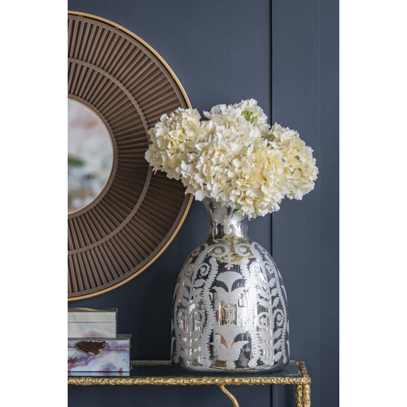 Vase de table en verre