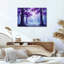 «Purple Forest Trees», reproduction d'art sur toile tendue sur toile-791083062