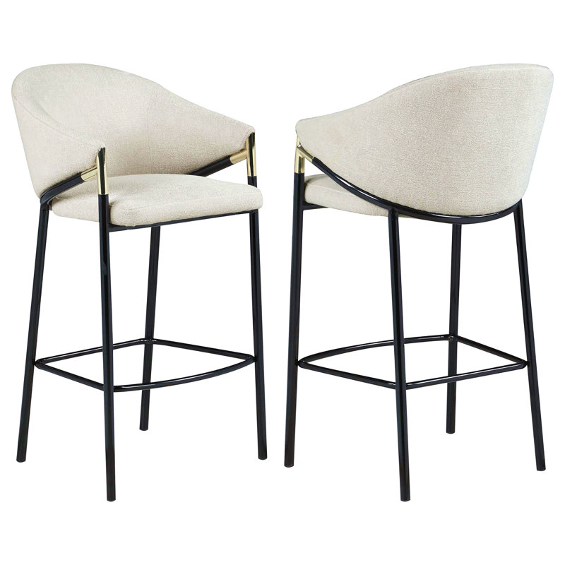 Tabourets de bar inclinés (ensemble de 2)