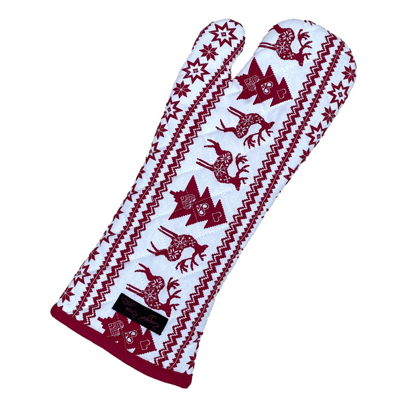 Ragged Rose Maggie Animal Print Cotton Oven Glove