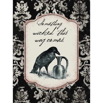 «Wicked Crow», impression sur toile tendue