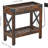 Slim Side Table With Charging Station, Built-In USB Ports And Power Outlets, Compact Design For Small Spaces, Modern End Table With Secure Lid