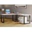 Rhyen Metal Base Writing Desk-2080808466-2080808460